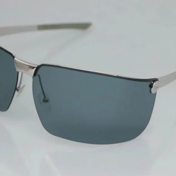 Christian Dior Sunglasses Metal Blue Auth am7799